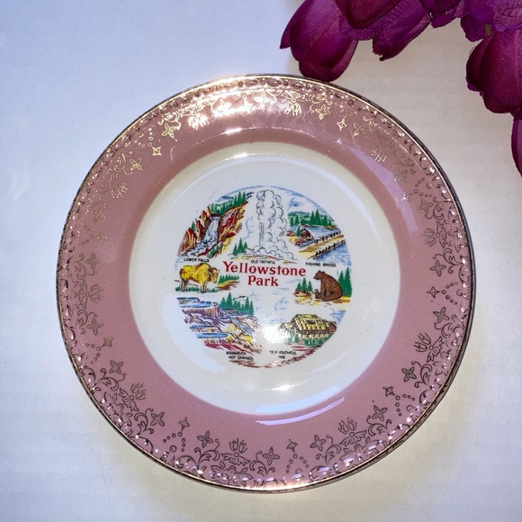 Accents Vintage Yellowstone Plate Poshmark